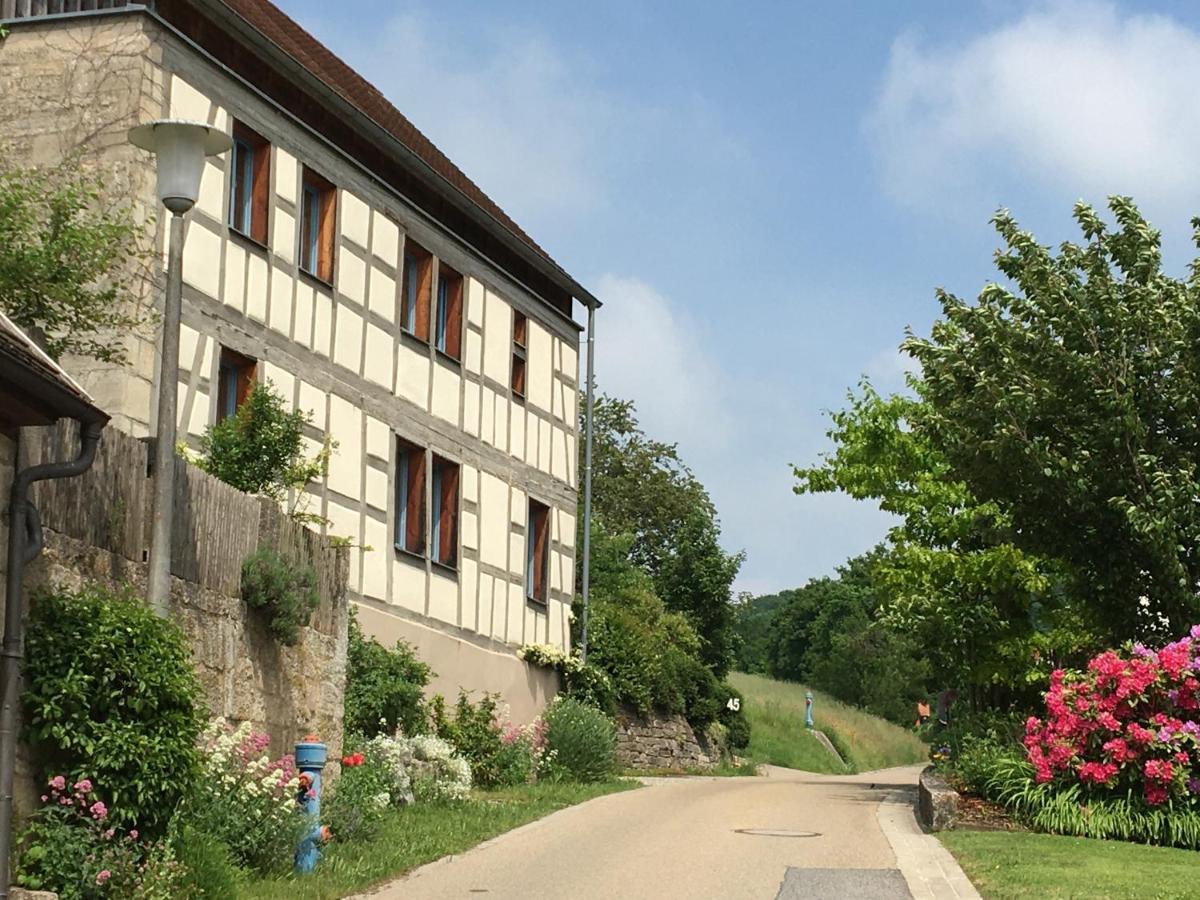 Rose Cottage im romantischen Taubertal Adelshofen  Exterior foto