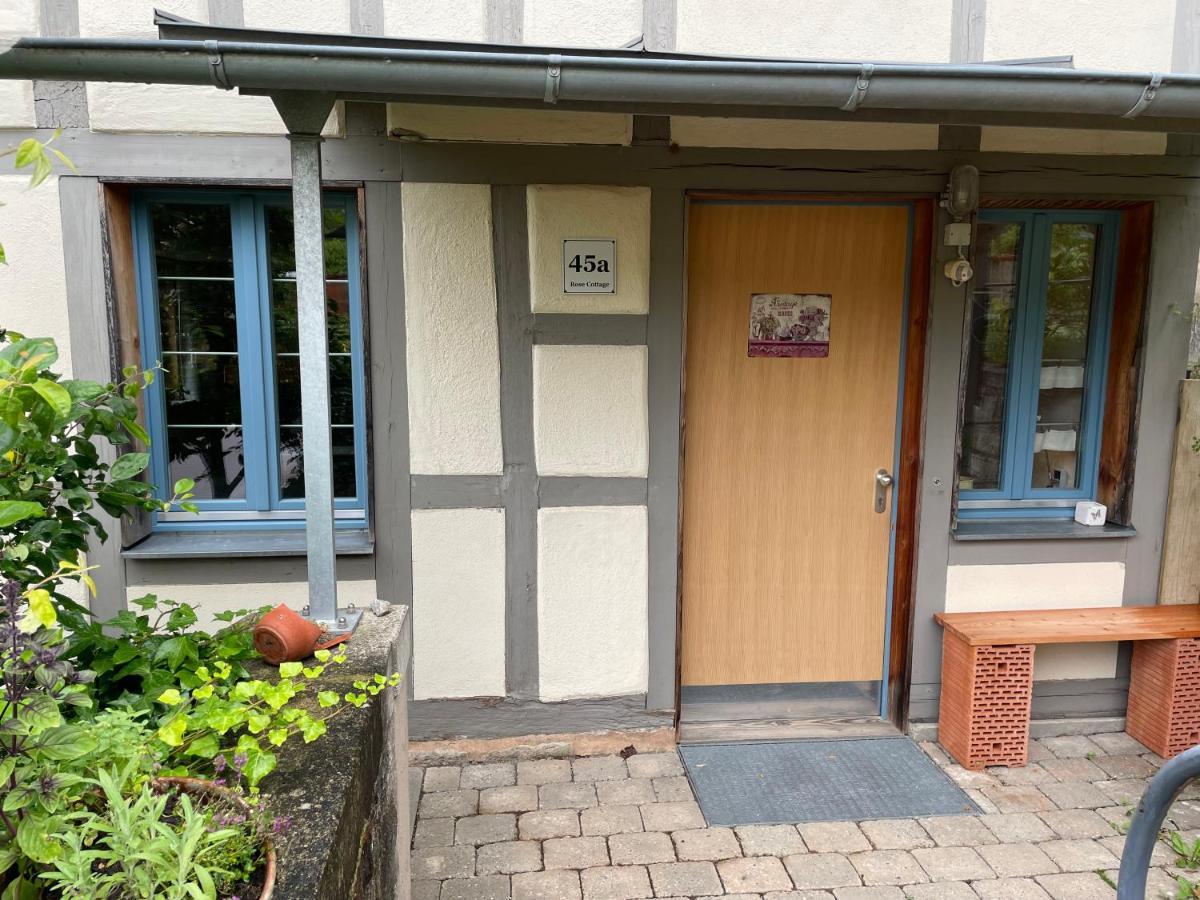 Rose Cottage im romantischen Taubertal Adelshofen  Exterior foto